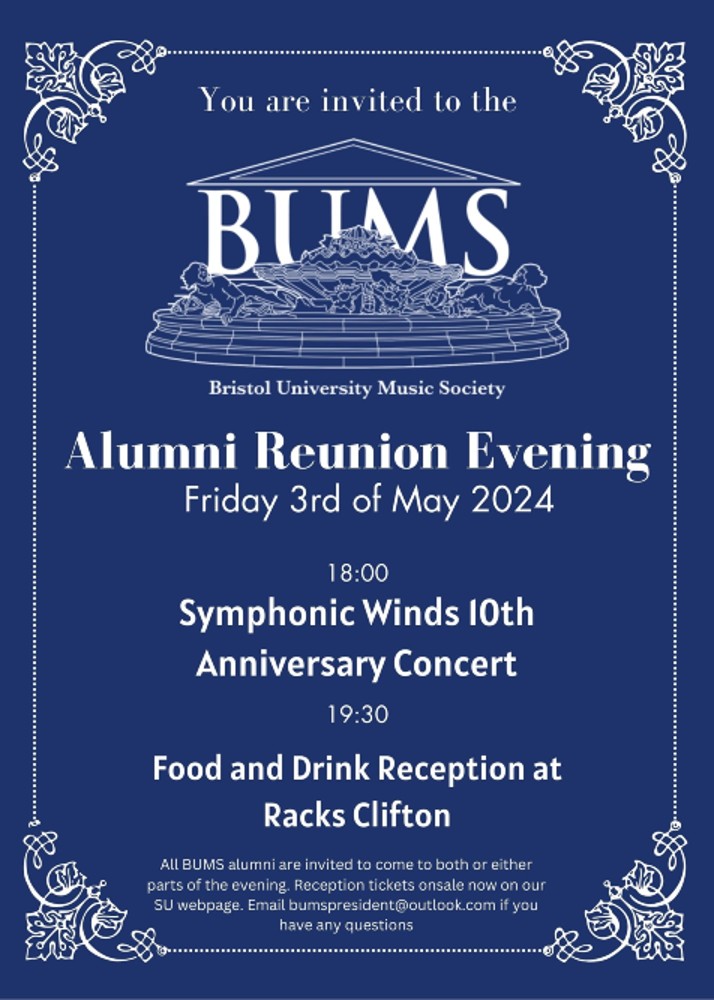 BUMS Alumni Reunion 2024, events poster